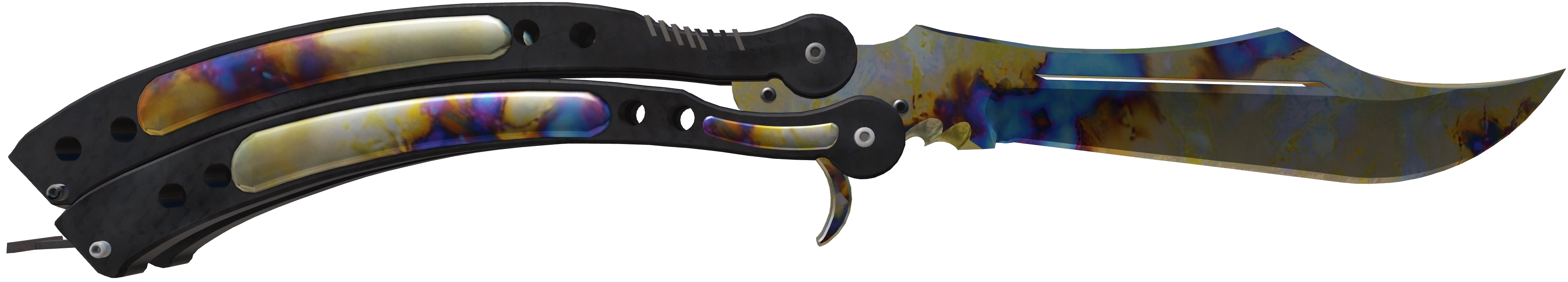 ★ Butterfly Knife | Case Hardened · Blue Gem unranked pattern #69