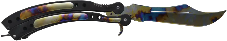 ★ Butterfly Knife | Case Hardened · Blue Gem unranked pattern #69