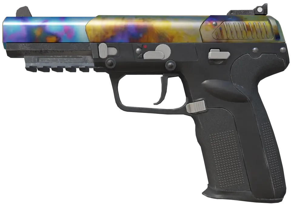 Five-SeveN | Case Hardened · Gold Gem unranked pattern #503