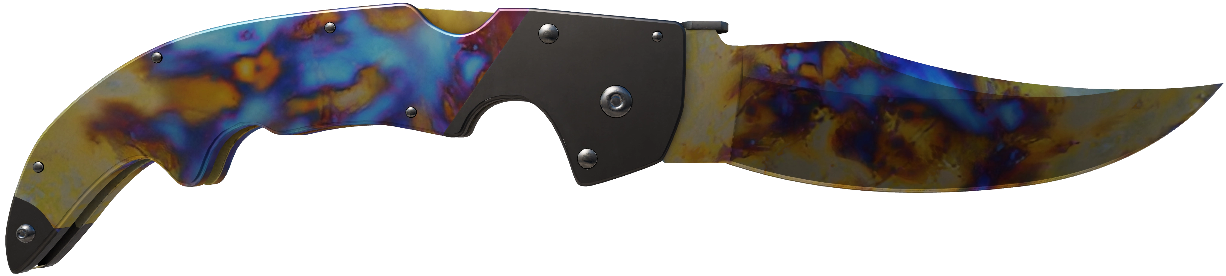 ★ Falchion Knife | Case Hardened · Blue Gem unranked pattern #348