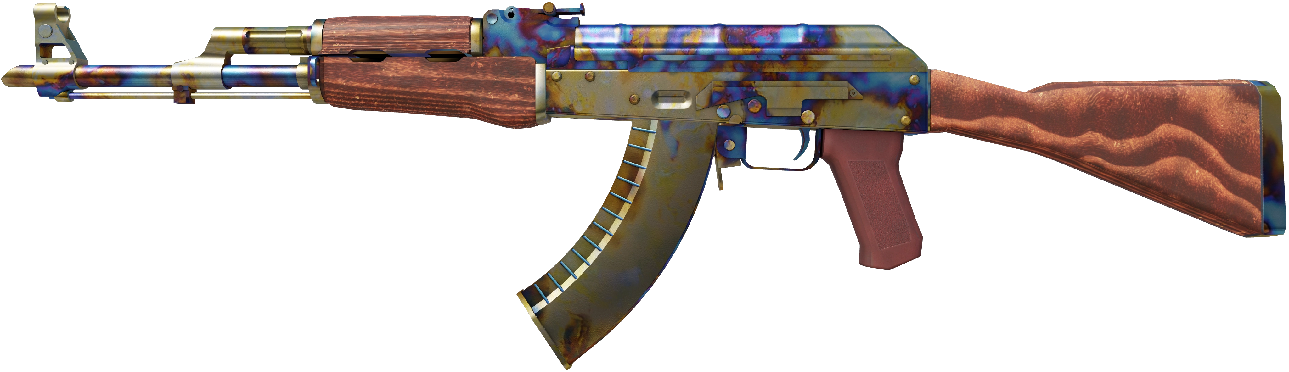 AK-47 | Case Hardened · Blue Gem unranked pattern #279