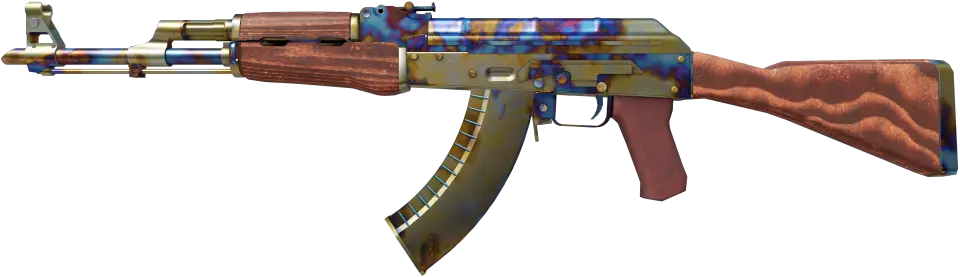 AK-47 | Case Hardened · Blue Gem unranked pattern #279