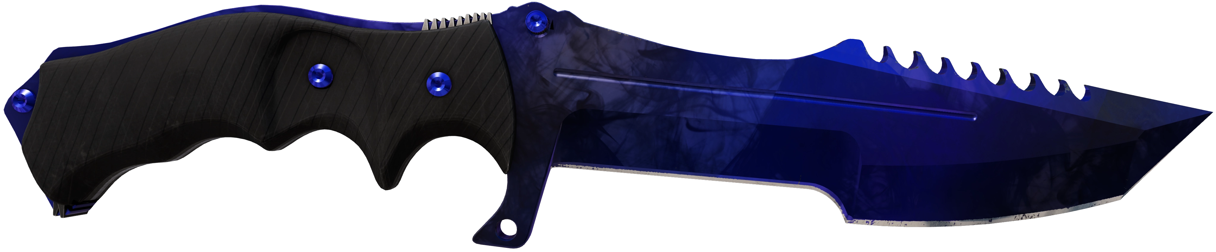 ★ Huntsman Knife | Doppler Phase 4 · Max Blue unranked pattern #124