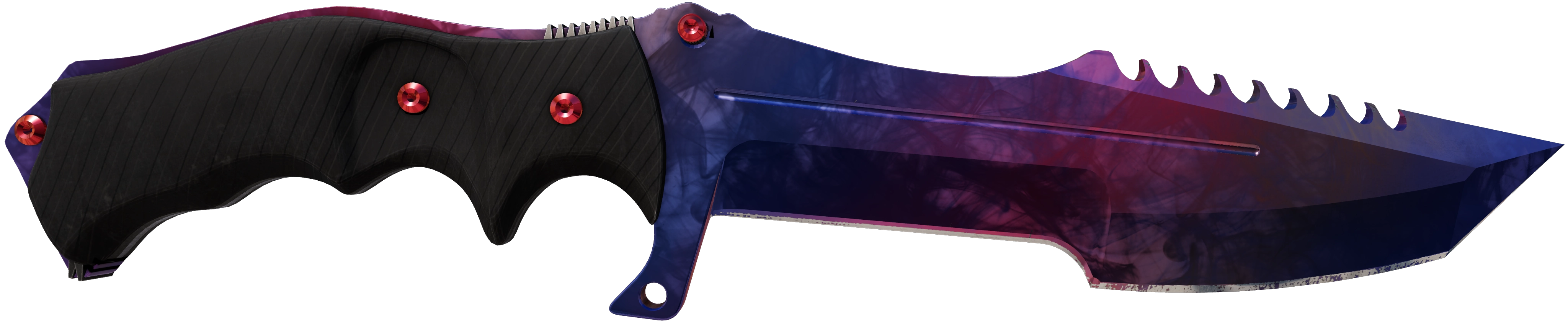 ★ Huntsman Knife | Doppler Phase 1 · Max Blue Tip unranked pattern #848