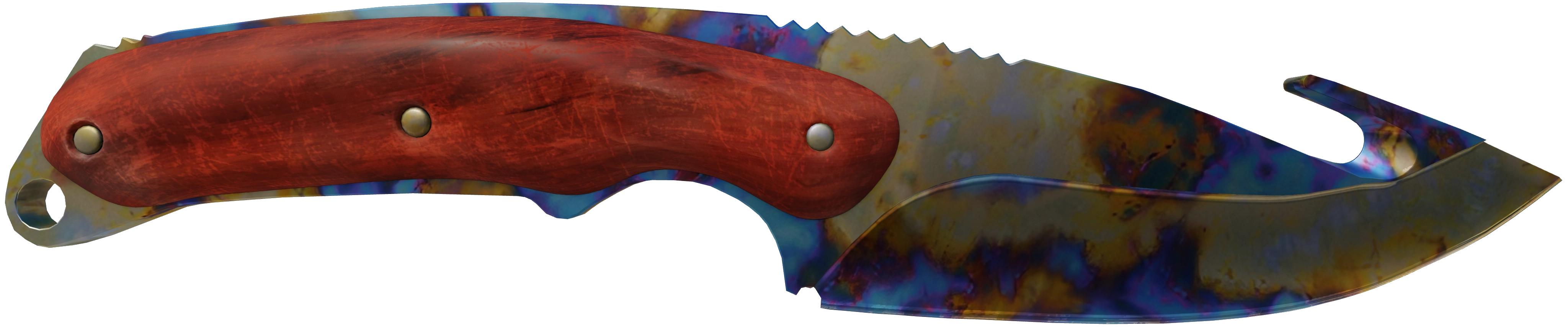 ★ Gut Knife | Case Hardened · Blue Gem unranked pattern #348