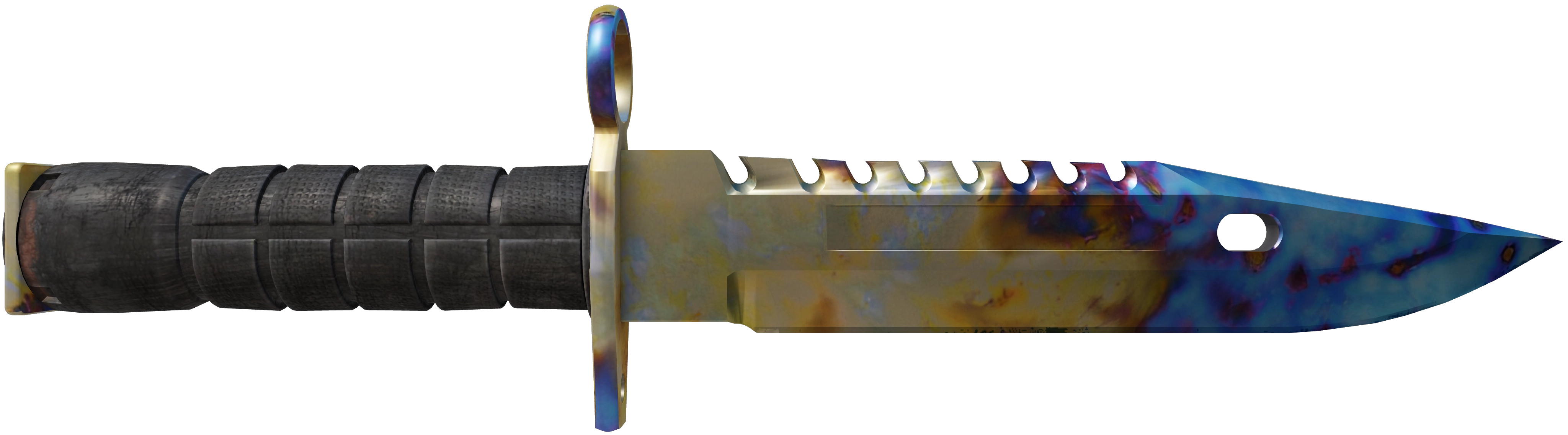 ★ M9 Bayonet | Case Hardened · Blue Gem unranked pattern #551