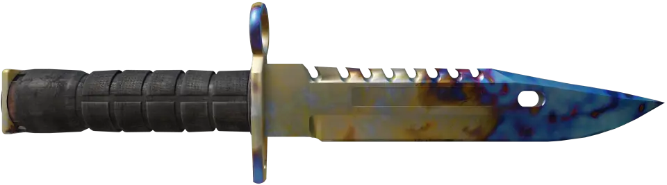 ★ M9 Bayonet | Case Hardened · Blue Gem unranked pattern #551