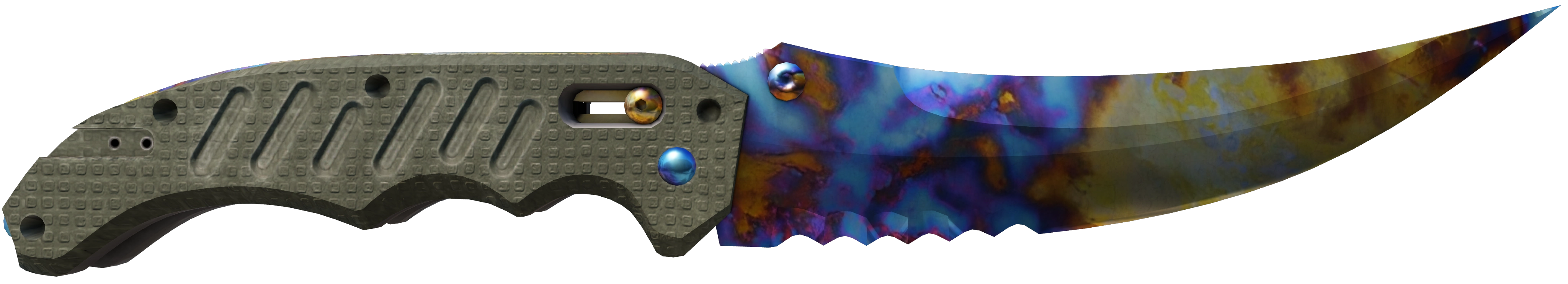 ★ Flip Knife | Case Hardened · Blue Gem unranked pattern #573