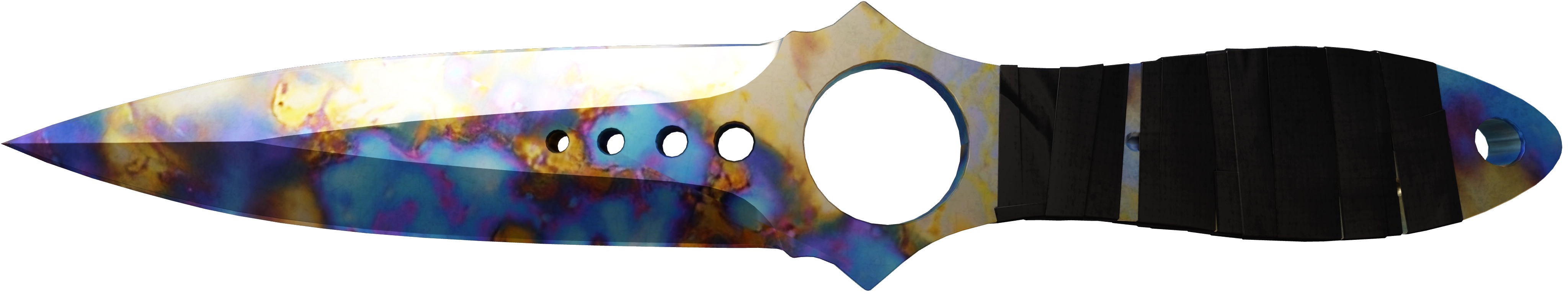 ★ Skeleton Knife | Case Hardened · Blue Gem unranked pattern #56