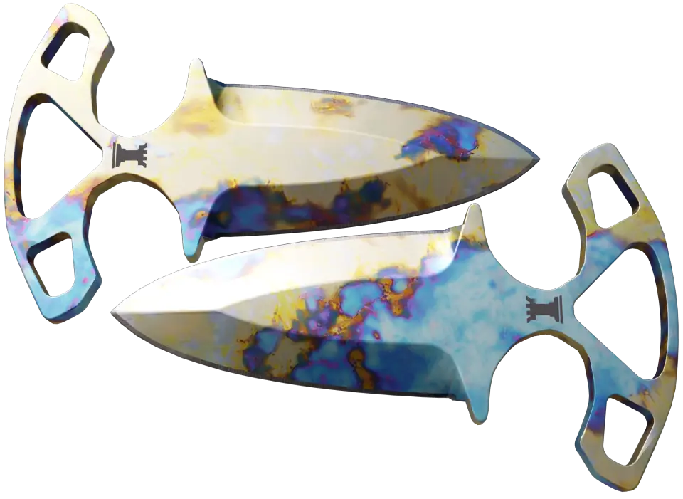 ★ Shadow Daggers | Case Hardened · Blue Gem unranked pattern #224